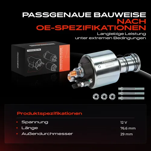 Magnetschalter, Starter 12 V Frankberg 5481FB0058746 Bild Magnetschalter, Starter 12 V Frankberg 5481FB0058746