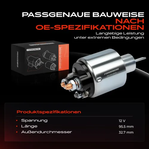 Magnetschalter, Starter 12 V Frankberg 5481FB0058762 Bild Magnetschalter, Starter 12 V Frankberg 5481FB0058762