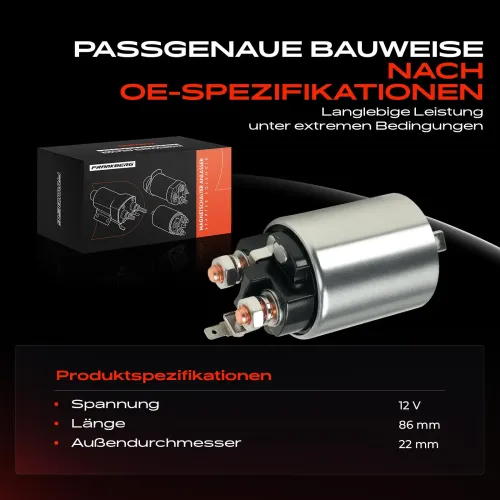 Magnetschalter, Starter 12 V Frankberg 5481FB0058872 Bild Magnetschalter, Starter 12 V Frankberg 5481FB0058872