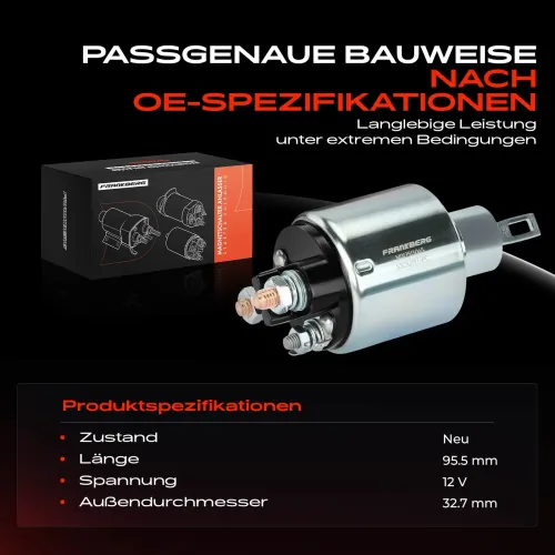 Magnetschalter, Starter 12 V Frankberg 5481FB0058899 Bild Magnetschalter, Starter 12 V Frankberg 5481FB0058899