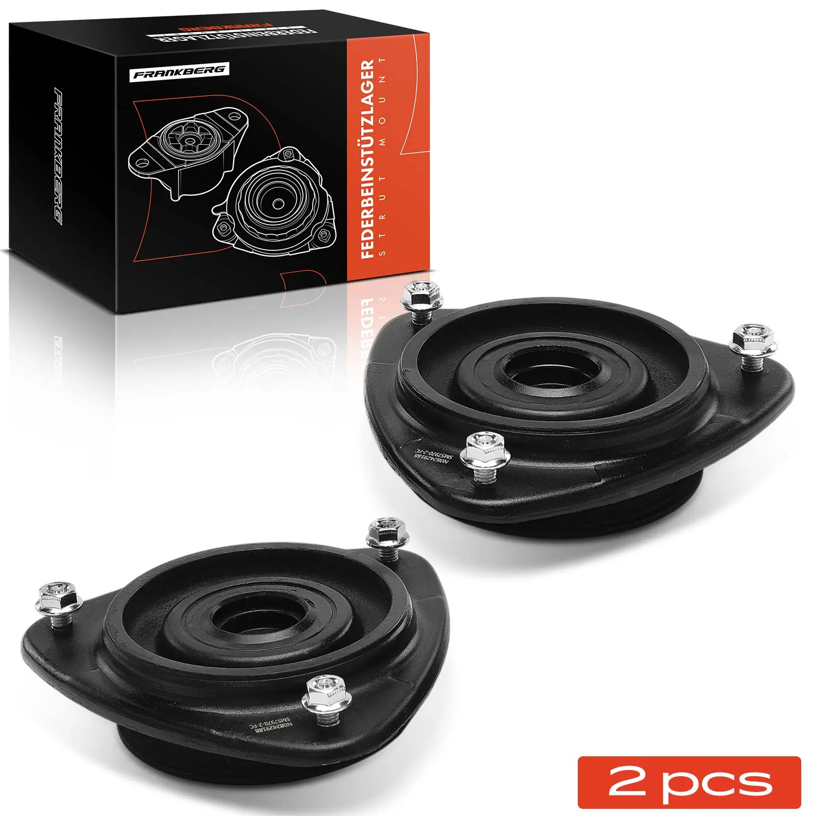 Federbeinstützlager Vorderachse beidseitig Frankberg 5481FB0058961
