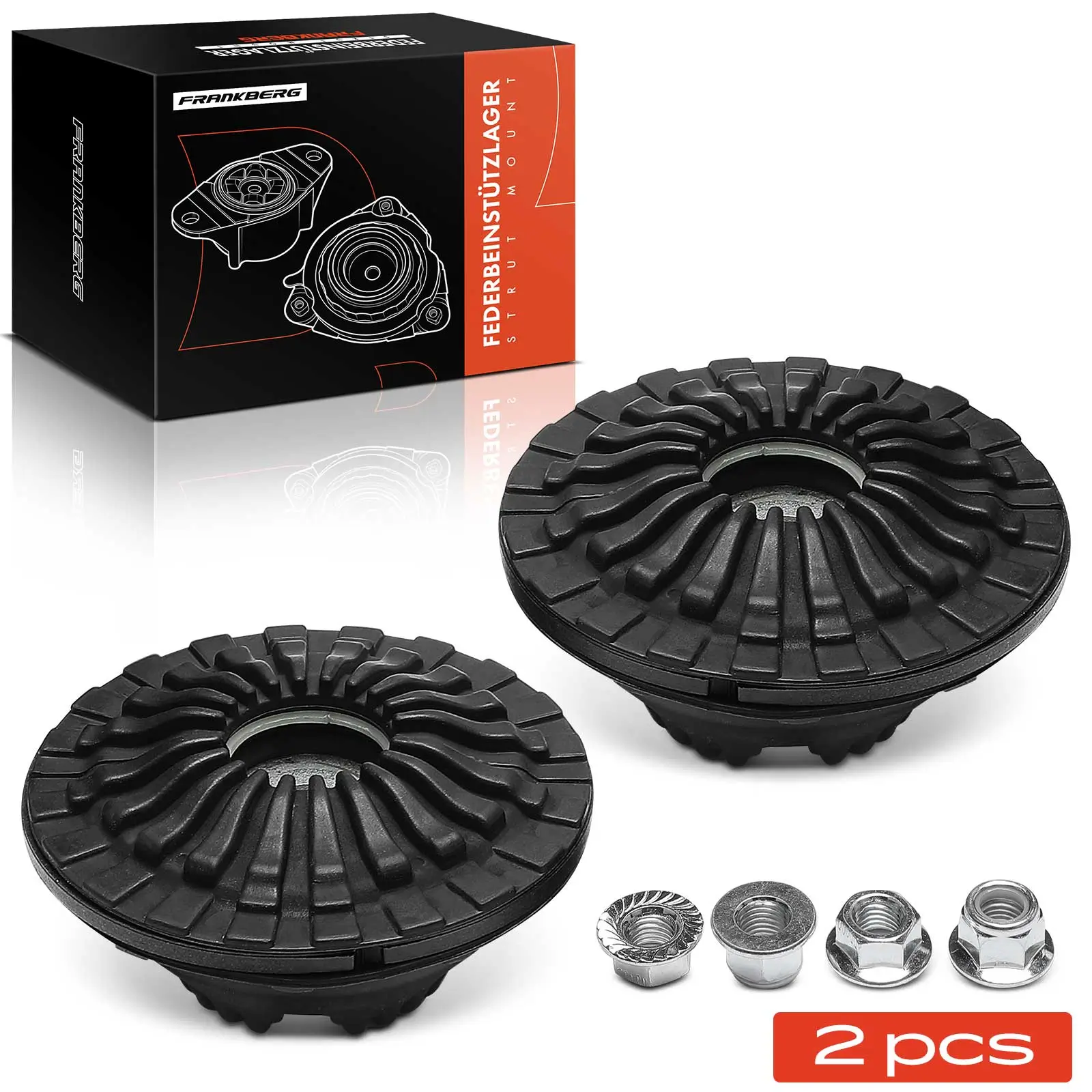 Federbeinstützlager Vorderachse beidseitig Frankberg 5481FB0058970
