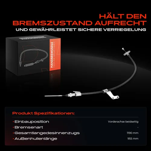 Seilzug, Feststellbremse Vorderachse beidseitig Frankberg 5481FB0059385 Bild Seilzug, Feststellbremse Vorderachse beidseitig Frankberg 5481FB0059385