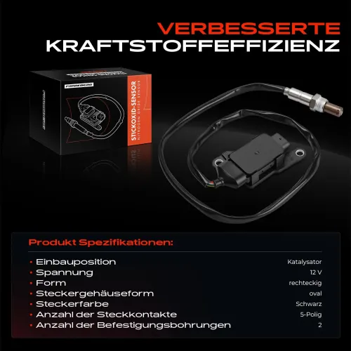NOx-Sensor, Harnstoffeinspritzung 12 V Katalysator Frankberg 5481FB0059574 Bild NOx-Sensor, Harnstoffeinspritzung 12 V Katalysator Frankberg 5481FB0059574