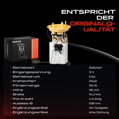 Kraftstoffpumpe Frankberg 5481FB0059957 Bild Kraftstoffpumpe Frankberg 5481FB0059957