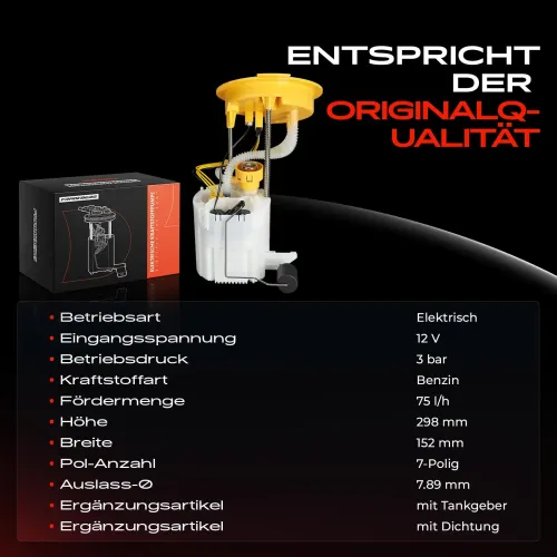 Kraftstoffpumpe Frankberg 5481FB0059980 Bild Kraftstoffpumpe Frankberg 5481FB0059980