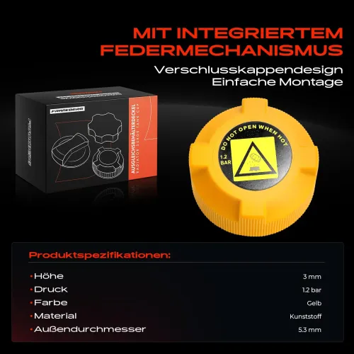 Verschlussdeckel, Kühlmittelbehälter Frankberg 5481FB0060044 Bild Verschlussdeckel, Kühlmittelbehälter Frankberg 5481FB0060044