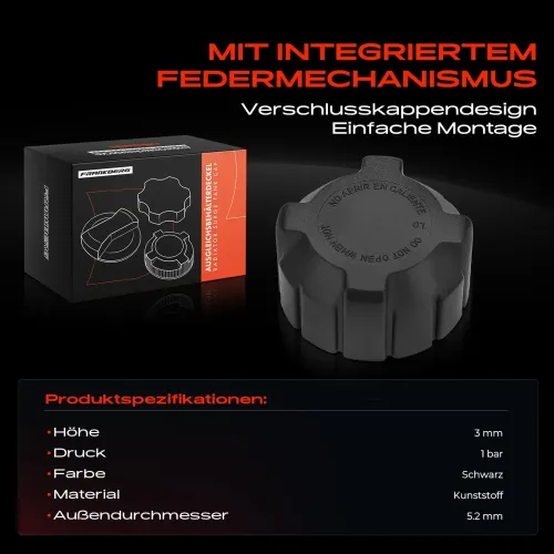 Verschlussdeckel, Kühlmittelbehälter Frankberg 5481FB0060047 Bild Verschlussdeckel, Kühlmittelbehälter Frankberg 5481FB0060047