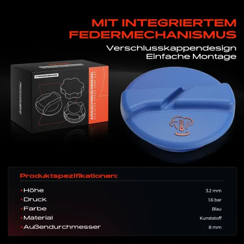 Verschlussdeckel, Kühlmittelbehälter Frankberg 5481FB0060056 Bild Verschlussdeckel, Kühlmittelbehälter Frankberg 5481FB0060056