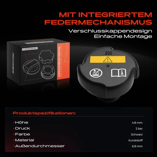 Verschlussdeckel, Kühlmittelbehälter Frankberg 5481FB0060060 Bild Verschlussdeckel, Kühlmittelbehälter Frankberg 5481FB0060060