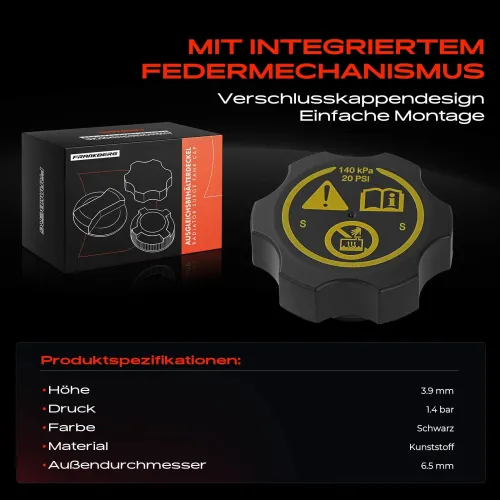 Verschlussdeckel, Kühlmittelbehälter Frankberg 5481FB0060068 Bild Verschlussdeckel, Kühlmittelbehälter Frankberg 5481FB0060068