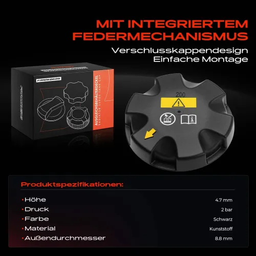 Verschlussdeckel, Kühlmittelbehälter Frankberg 5481FB0060069 Bild Verschlussdeckel, Kühlmittelbehälter Frankberg 5481FB0060069