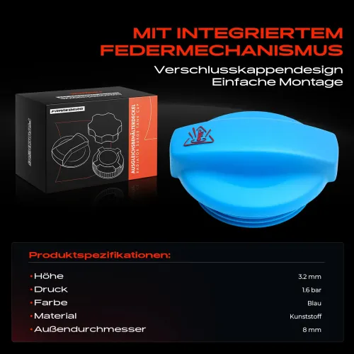 Verschlussdeckel, Kühlmittelbehälter Frankberg 5481FB0060073 Bild Verschlussdeckel, Kühlmittelbehälter Frankberg 5481FB0060073