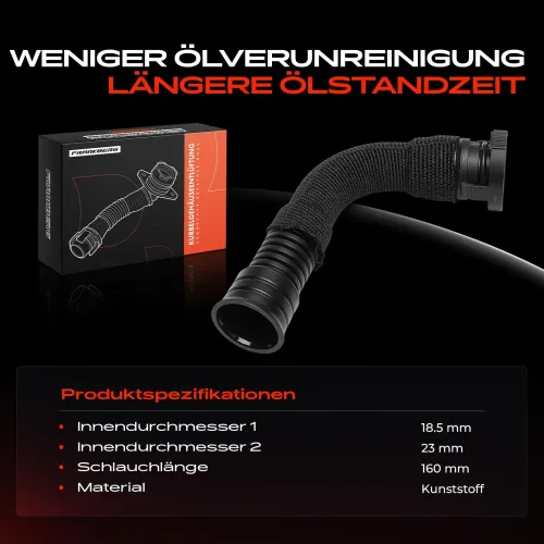 Schlauch, Zylinderkopfhaubenentlüftung Frankberg 5481FB0060843 Bild Schlauch, Zylinderkopfhaubenentlüftung Frankberg 5481FB0060843