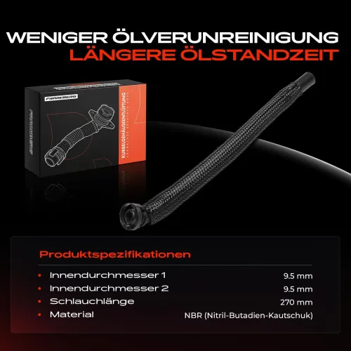 Schlauch, Zylinderkopfhaubenentlüftung Frankberg 5481FB0060847 Bild Schlauch, Zylinderkopfhaubenentlüftung Frankberg 5481FB0060847