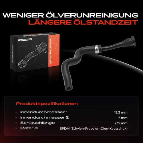 Schlauch, Zylinderkopfhaubenentlüftung Frankberg 5481FB0060848 Bild Schlauch, Zylinderkopfhaubenentlüftung Frankberg 5481FB0060848