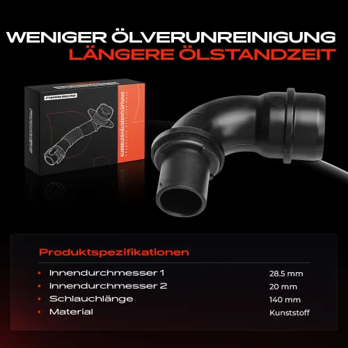 Schlauch, Zylinderkopfhaubenentlüftung Frankberg 5481FB0060851 Bild Schlauch, Zylinderkopfhaubenentlüftung Frankberg 5481FB0060851