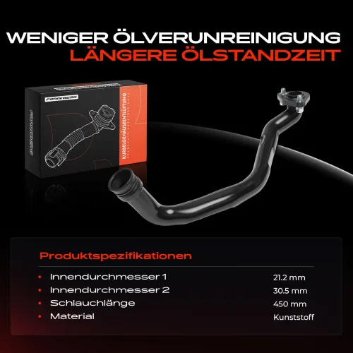 Schlauch, Zylinderkopfhaubenentlüftung Frankberg 5481FB0060855 Bild Schlauch, Zylinderkopfhaubenentlüftung Frankberg 5481FB0060855