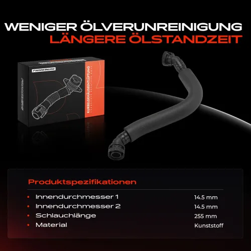 Schlauch, Zylinderkopfhaubenentlüftung Frankberg 5481FB0060859 Bild Schlauch, Zylinderkopfhaubenentlüftung Frankberg 5481FB0060859