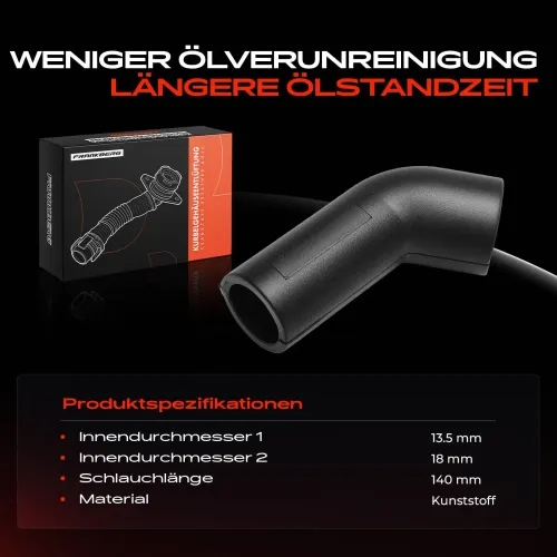 Schlauch, Zylinderkopfhaubenentlüftung Frankberg 5481FB0060879 Bild Schlauch, Zylinderkopfhaubenentlüftung Frankberg 5481FB0060879