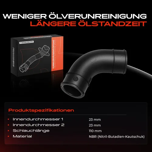 Schlauch, Zylinderkopfhaubenentlüftung Frankberg 5481FB0060881 Bild Schlauch, Zylinderkopfhaubenentlüftung Frankberg 5481FB0060881