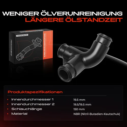 Schlauch, Zylinderkopfhaubenentlüftung Frankberg 5481FB0060885 Bild Schlauch, Zylinderkopfhaubenentlüftung Frankberg 5481FB0060885