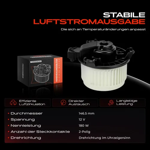 Innenraumgebläse 12 V Frankberg 5481FB0061248 Bild Innenraumgebläse 12 V Frankberg 5481FB0061248