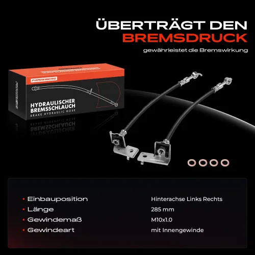 Bremsschlauch Hinterachse beidseitig Frankberg 5481FB0061269 Bild Bremsschlauch Hinterachse beidseitig Frankberg 5481FB0061269