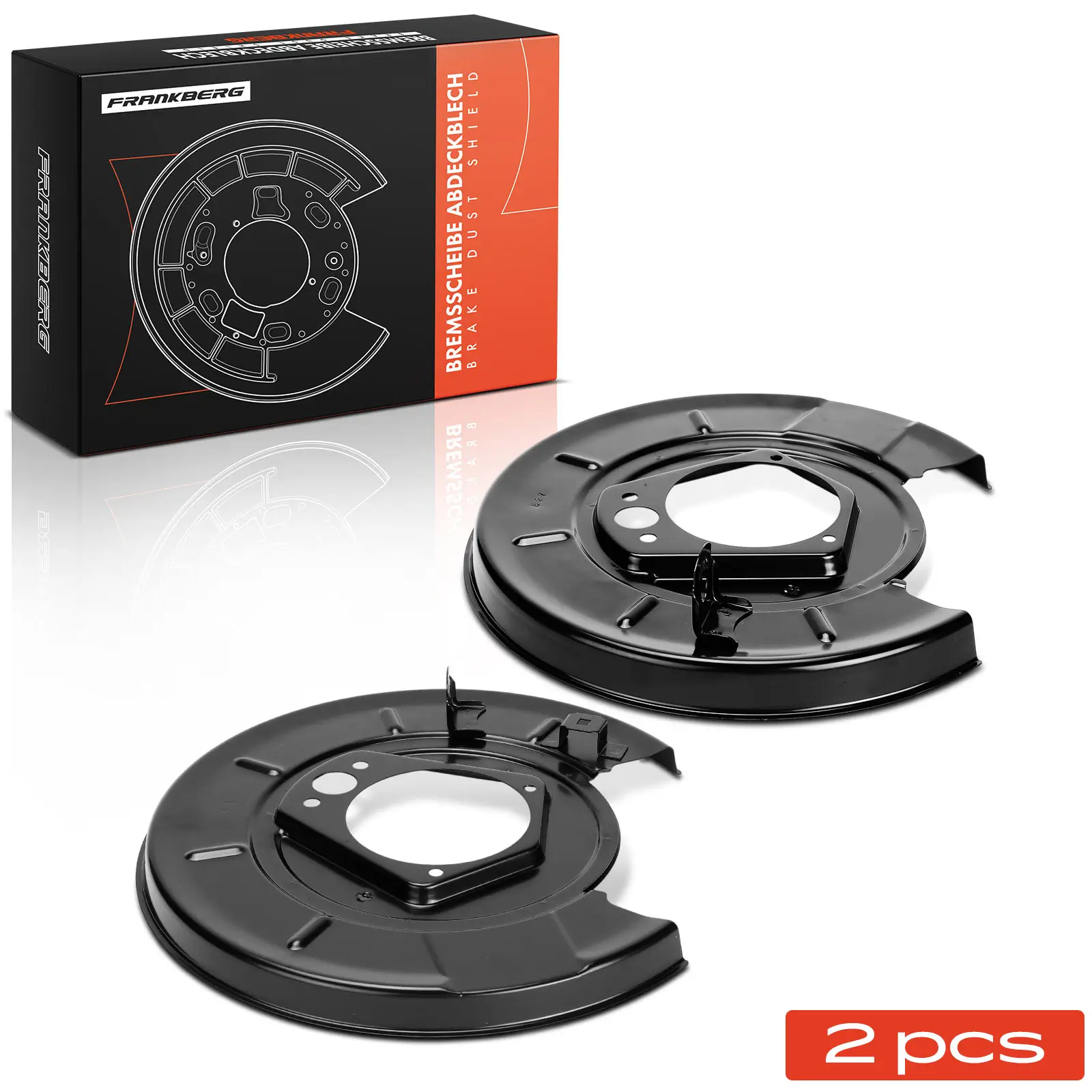 Spritzblech, Bremsscheibe Hinterachse beidseitig Frankberg 5481FB0061273