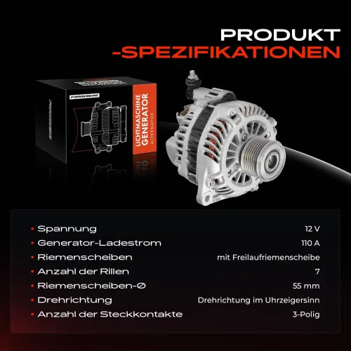 Generator 12 V Frankberg 5481FB0061511 Bild Generator 12 V Frankberg 5481FB0061511