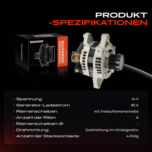 Generator 14 V Frankberg 5481FB0061514 Bild Generator 14 V Frankberg 5481FB0061514