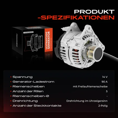 Generator 14 V Frankberg 5481FB0061521 Bild Generator 14 V Frankberg 5481FB0061521