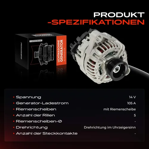 Generator 14 V Frankberg 5481FB0061522 Bild Generator 14 V Frankberg 5481FB0061522