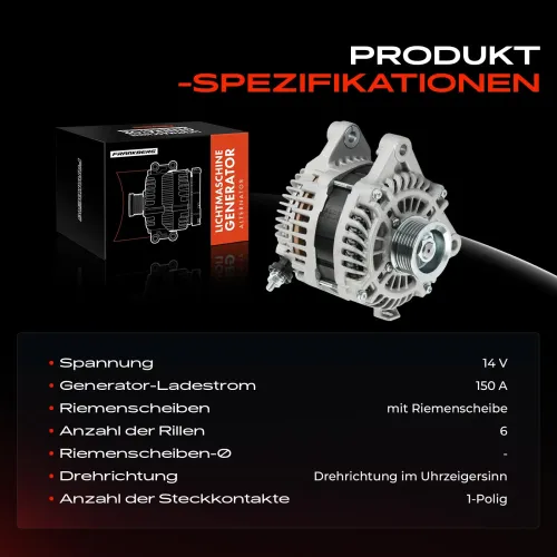 Generator 14 V Frankberg 5481FB0061557 Bild Generator 14 V Frankberg 5481FB0061557