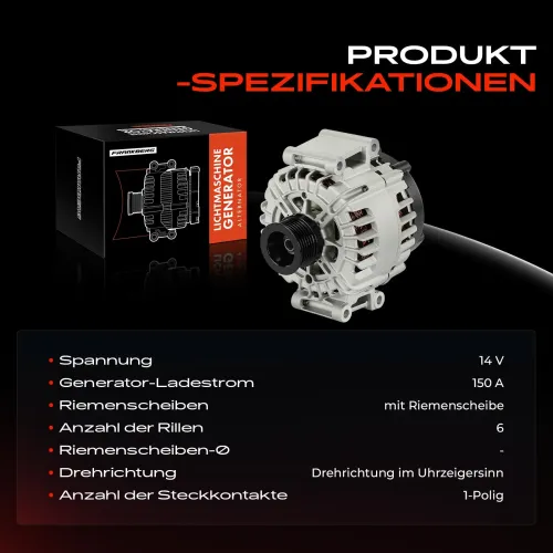 Generator 14 V Frankberg 5481FB0061569 Bild Generator 14 V Frankberg 5481FB0061569