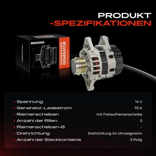 Generator 14 V Frankberg 5481FB0061590 Bild Generator 14 V Frankberg 5481FB0061590