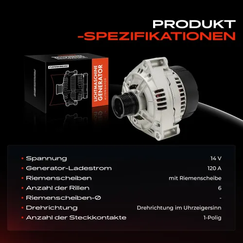Generator 14 V Frankberg 5481FB0061599 Bild Generator 14 V Frankberg 5481FB0061599