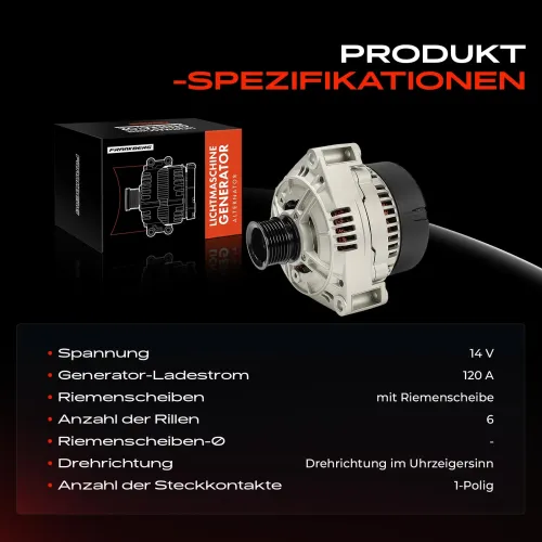 Generator 14 V Frankberg 5481FB0061601 Bild Generator 14 V Frankberg 5481FB0061601