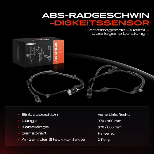 Sensor, Raddrehzahl vorne Frankberg 5481FB0061849 Bild Sensor, Raddrehzahl vorne Frankberg 5481FB0061849