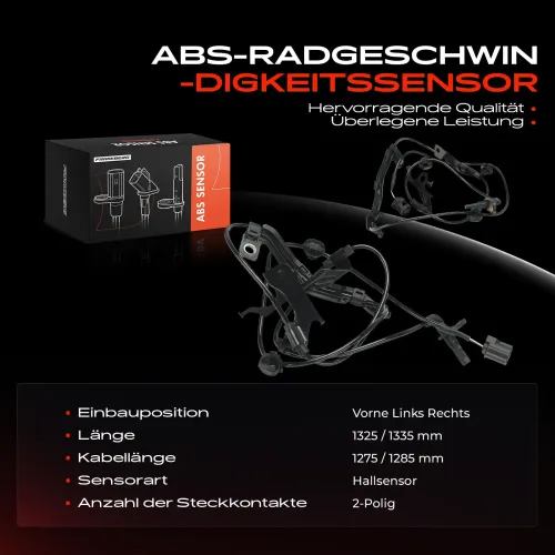 Sensor, Raddrehzahl vorne Frankberg 5481FB0061911 Bild Sensor, Raddrehzahl vorne Frankberg 5481FB0061911