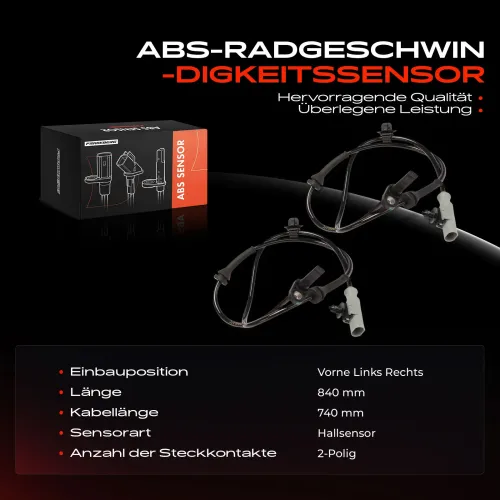 Sensor, Raddrehzahl vorne Frankberg 5481FB0061961 Bild Sensor, Raddrehzahl vorne Frankberg 5481FB0061961