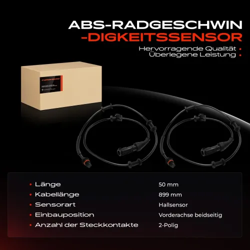 Sensor, Raddrehzahl Vorderachse beidseitig Frankberg 5481FB0062138 Bild Sensor, Raddrehzahl Vorderachse beidseitig Frankberg 5481FB0062138
