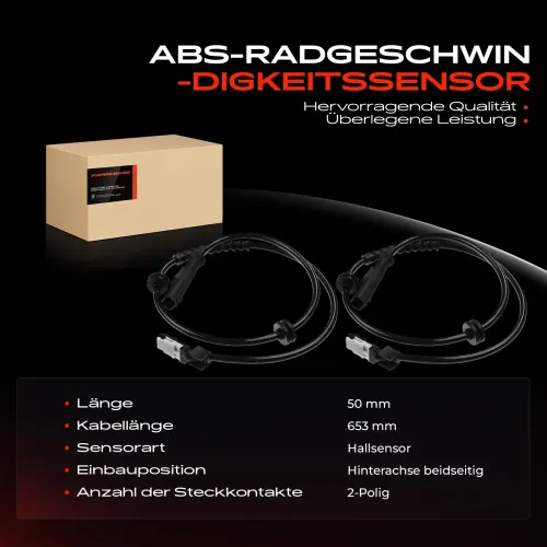 Sensor, Raddrehzahl Hinterachse beidseitig Frankberg 5481FB0062177 Bild Sensor, Raddrehzahl Hinterachse beidseitig Frankberg 5481FB0062177