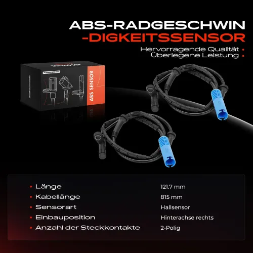 Sensor, Raddrehzahl Hinterachse rechts Frankberg 5481FB0062299 Bild Sensor, Raddrehzahl Hinterachse rechts Frankberg 5481FB0062299