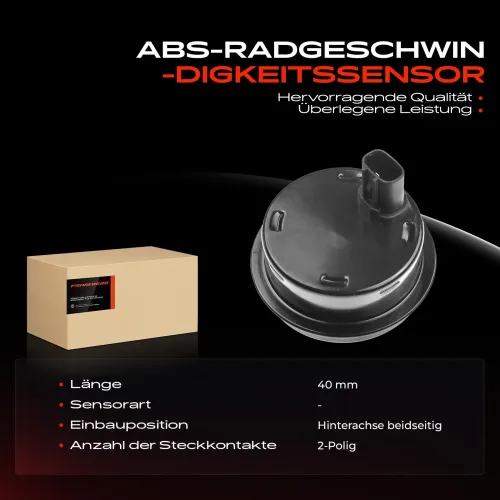 Sensor, Raddrehzahl Hinterachse beidseitig Frankberg 5481FB0062352 Bild Sensor, Raddrehzahl Hinterachse beidseitig Frankberg 5481FB0062352