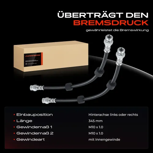 Bremsschlauch Hinterachse Frankberg 5481FB0062441 Bild Bremsschlauch Hinterachse Frankberg 5481FB0062441