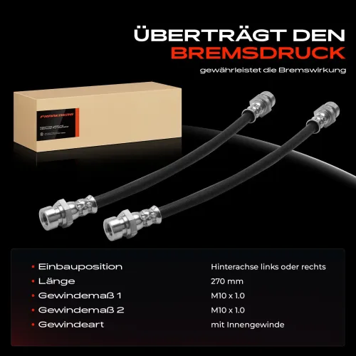 Bremsschlauch Hinterachse Frankberg 5481FB0062480 Bild Bremsschlauch Hinterachse Frankberg 5481FB0062480