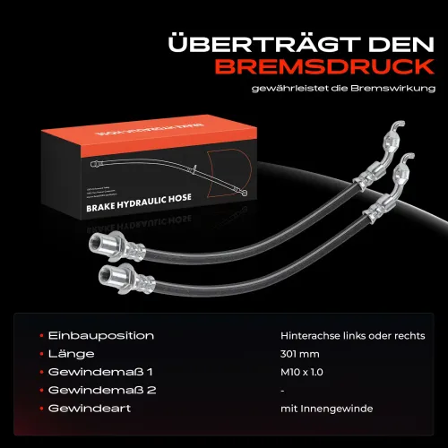 Bremsschlauch Hinterachse Frankberg 5481FB0062524 Bild Bremsschlauch Hinterachse Frankberg 5481FB0062524