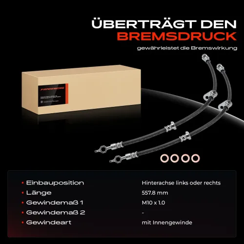 Bremsschlauch Hinterachse Frankberg 5481FB0062573 Bild Bremsschlauch Hinterachse Frankberg 5481FB0062573