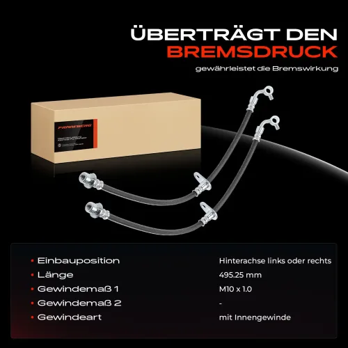 Bremsschlauch Hinterachse Frankberg 5481FB0062584 Bild Bremsschlauch Hinterachse Frankberg 5481FB0062584